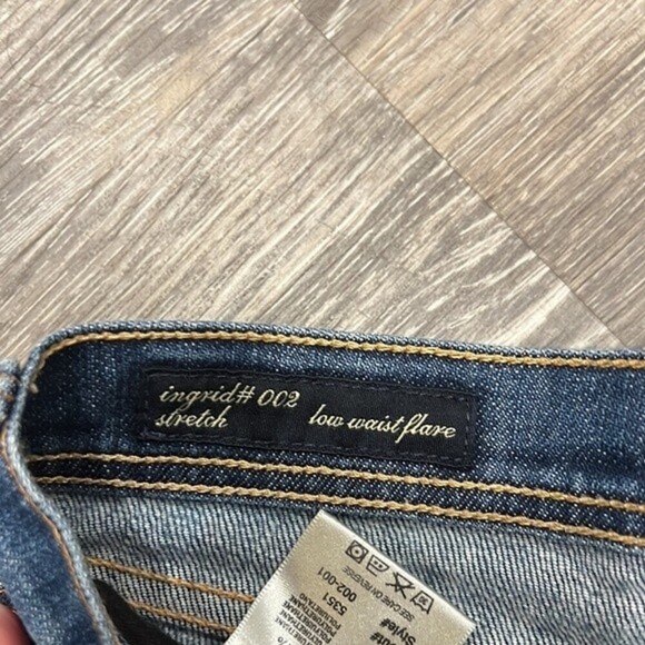 Citizens of Humanity Ingrid stretch low waist flare #002 size 27 - Picture 8 of 11